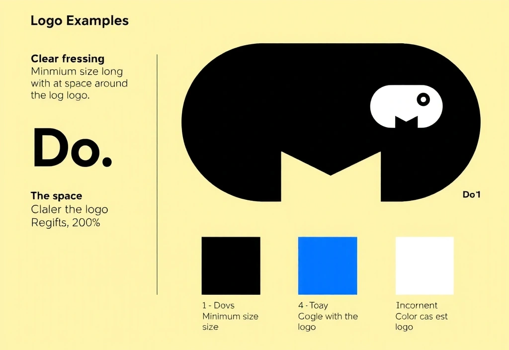 Detailní ukázka správného a nesprávného použití loga s ochrannými zónami