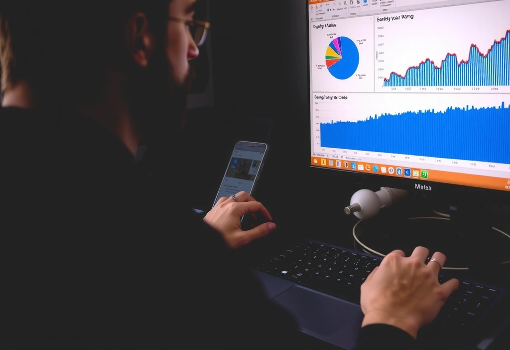 Analýza dat na obrazovce počítače