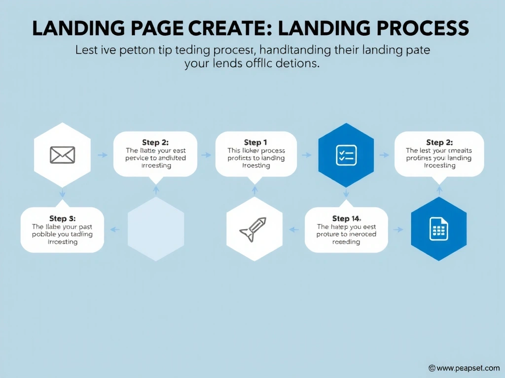 Diagram procesu tvorby landing page